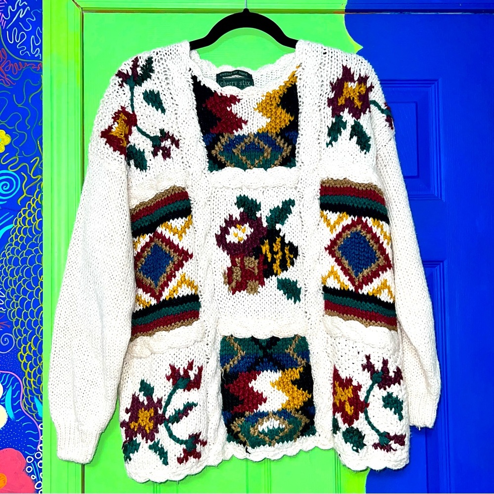 Cherry Stix Hand Knitted Sweater